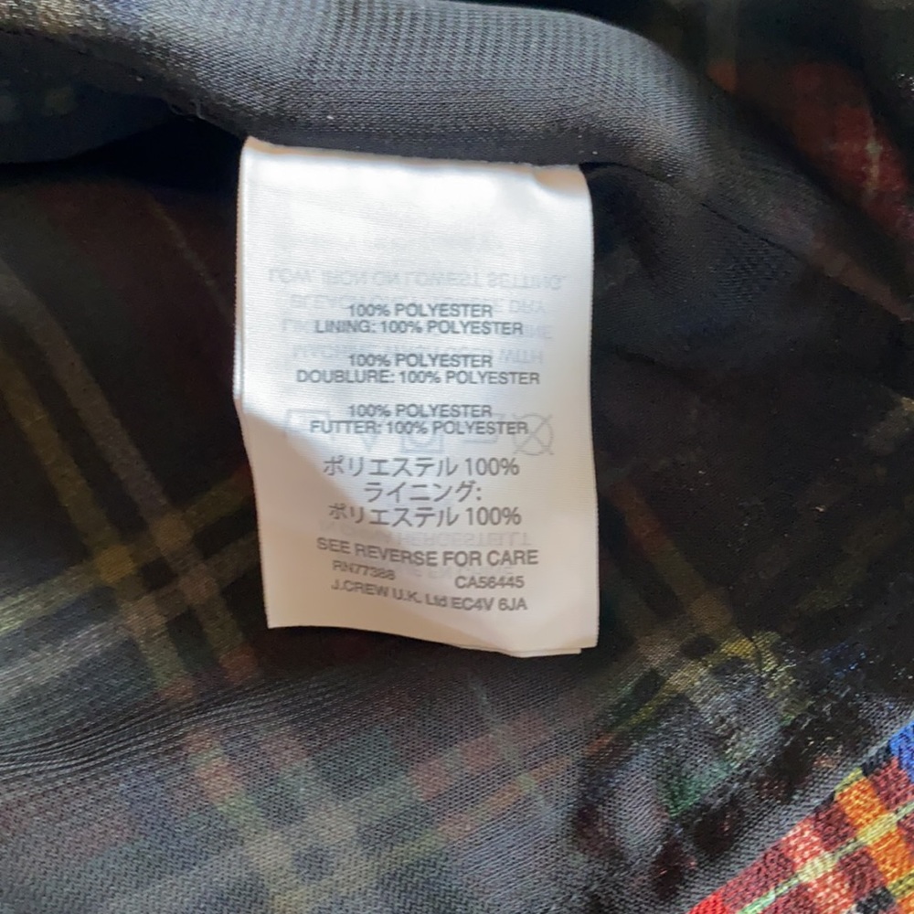 J Crew Edie Top in Stewart Tartan Plaid - Picture 6 of 11